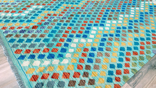 Flatweave Kilim 5'10"x8' - Wooden Looms Rug Gallery