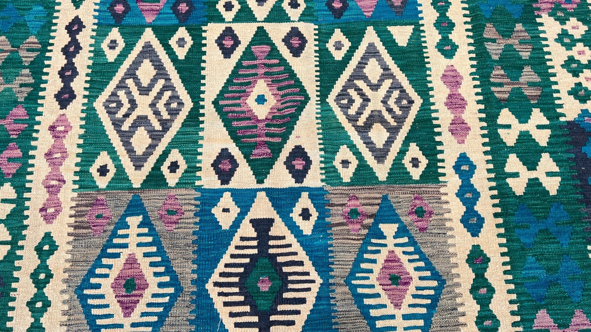 Flatweave Kilim 6'10"x9'6" - Wooden Looms Rug Gallery