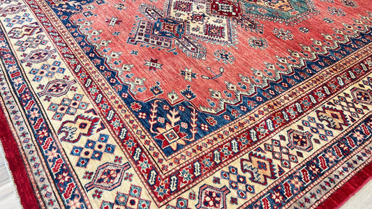 Geometric Kazak 6'x8'8" - Wooden Looms Rug Gallery