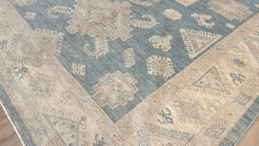 Geometric Kazak 6'2"x8'7" - Wooden Looms Rug Gallery