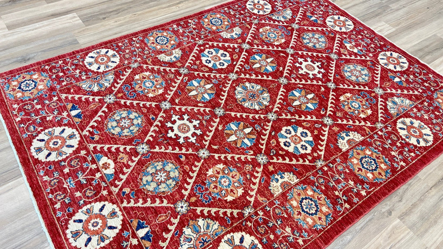 Transitional Suzani 5'7"x7'9"