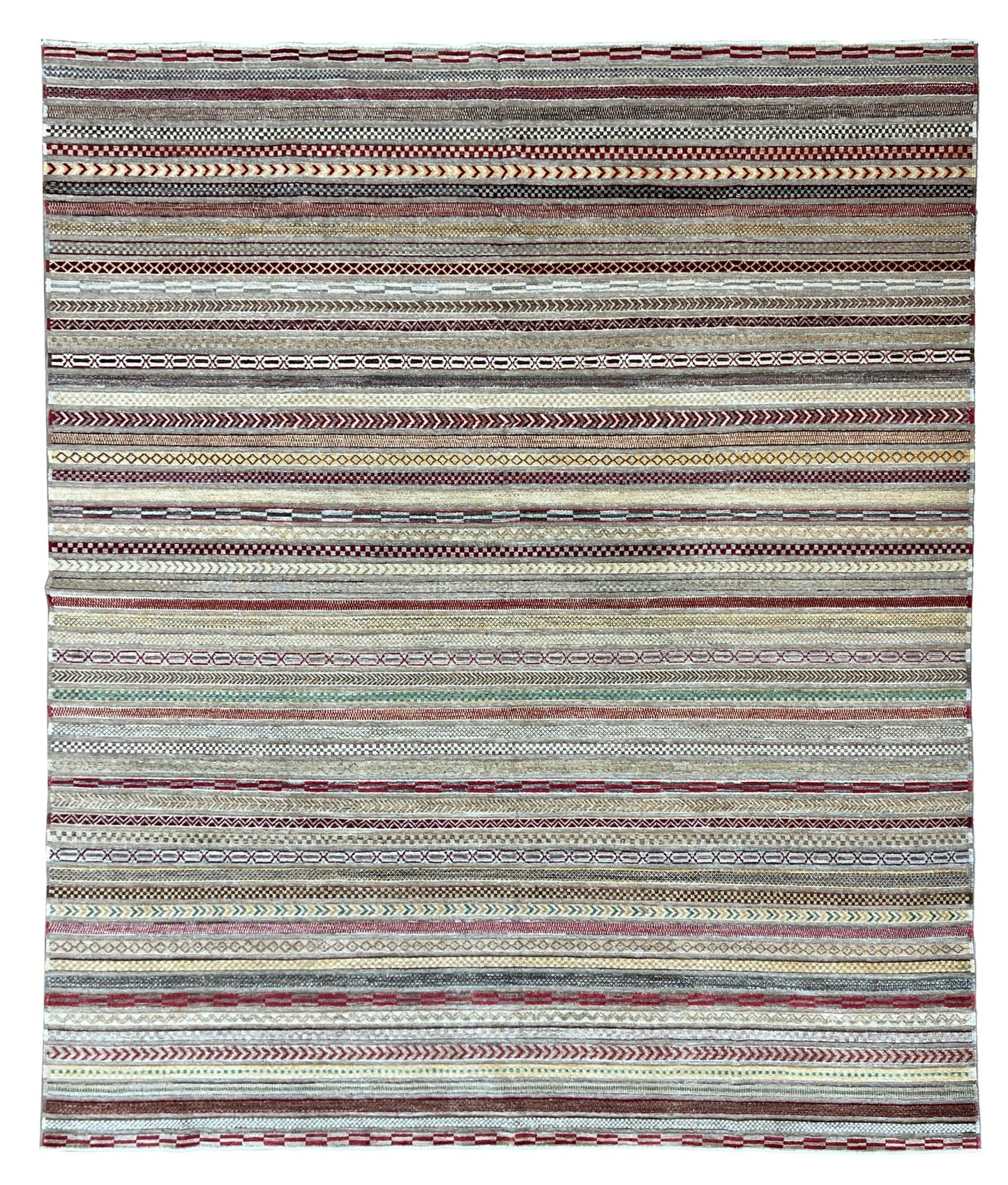 Transitional Stripes 8'x9'9" - Wooden Looms Rug Gallery