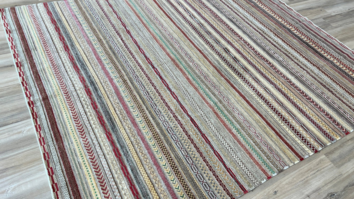 Transitional Stripes 8'x9'9" - Wooden Looms Rug Gallery