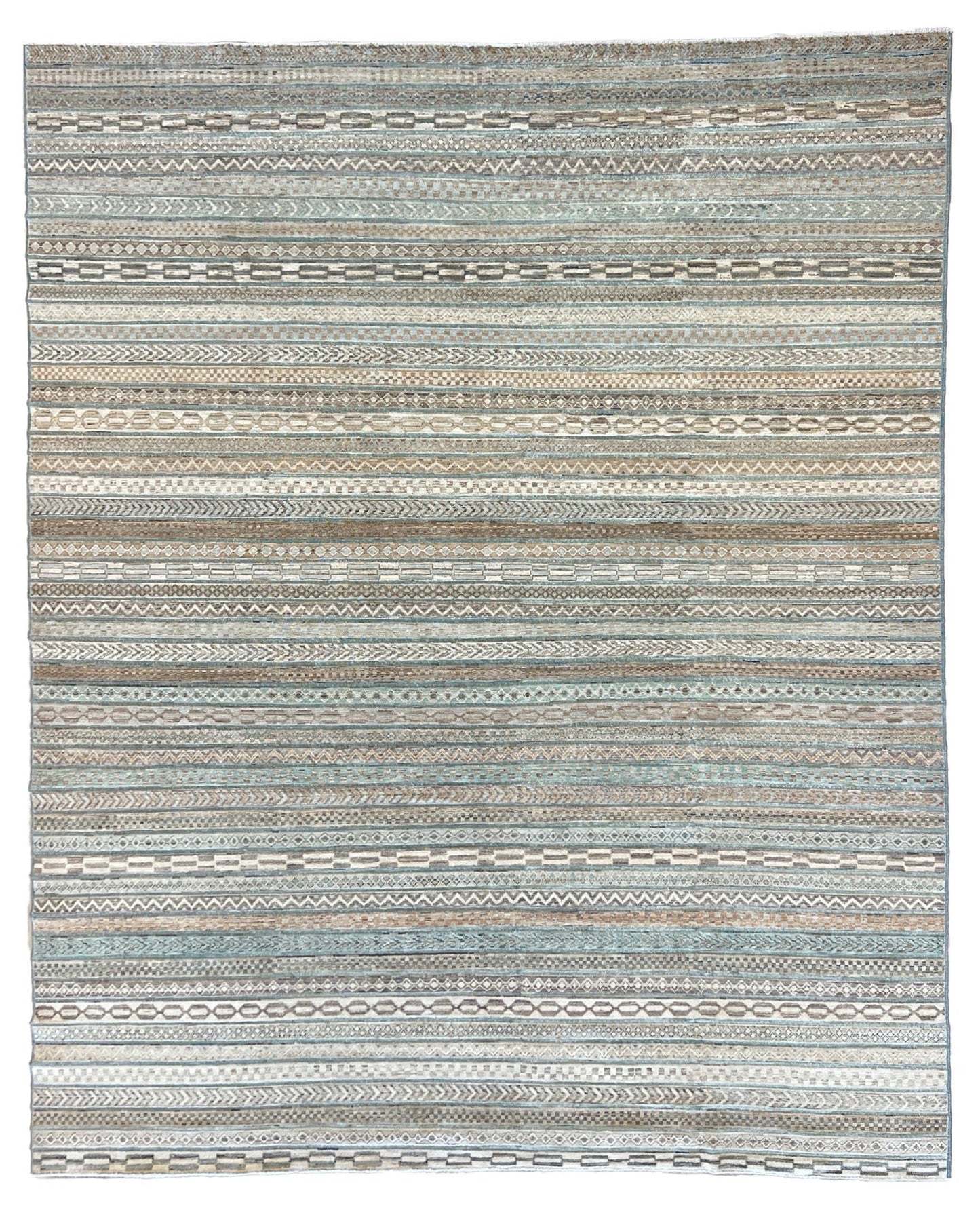 Transitional Stripes 9'1"x11'4" - Wooden Looms Rug Gallery
