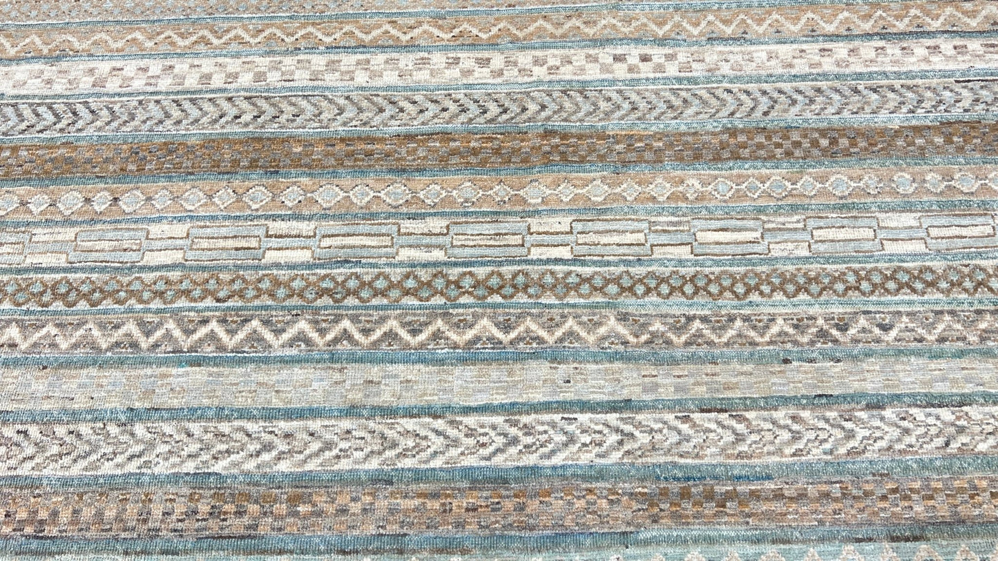 Transitional Stripes 9'1"x11'4" - Wooden Looms Rug Gallery