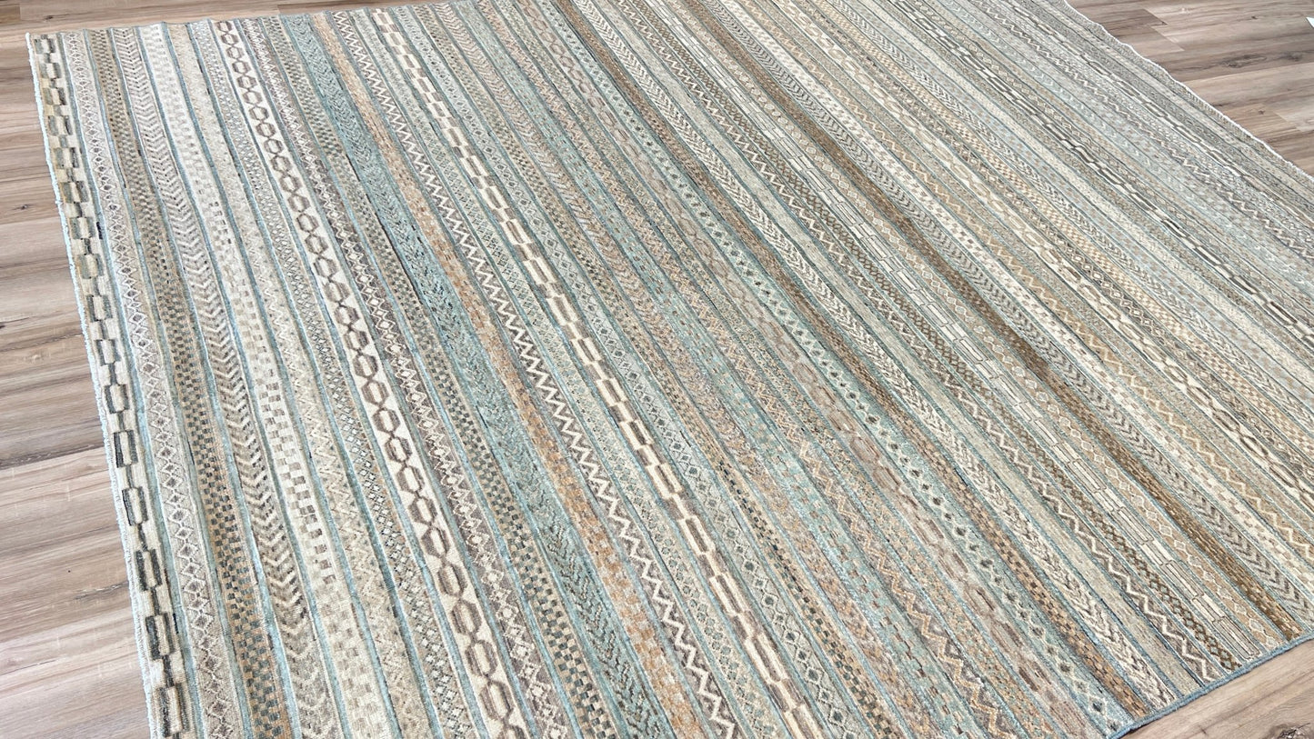 Transitional Stripes 9'1"x11'4" - Wooden Looms Rug Gallery