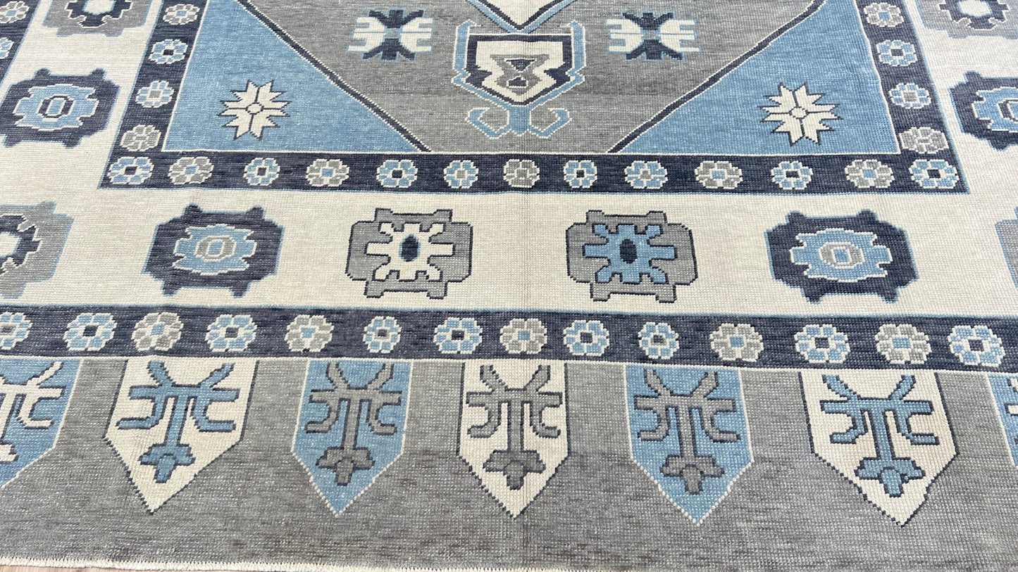 Turkish Oushak 9'5"x12'1" - Wooden Looms Rug Gallery