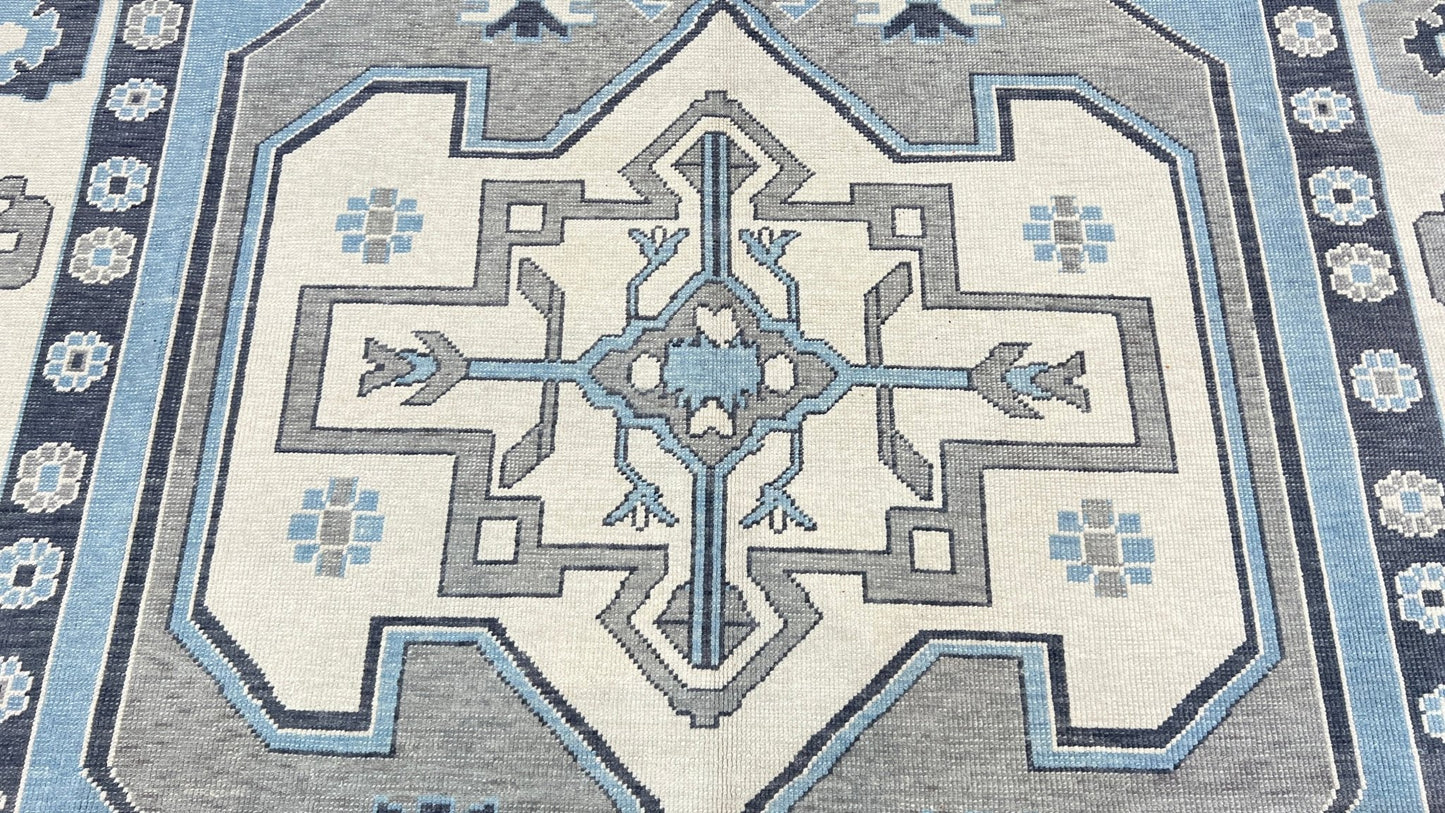 Turkish Oushak 9'5"x12'1" - Wooden Looms Rug Gallery