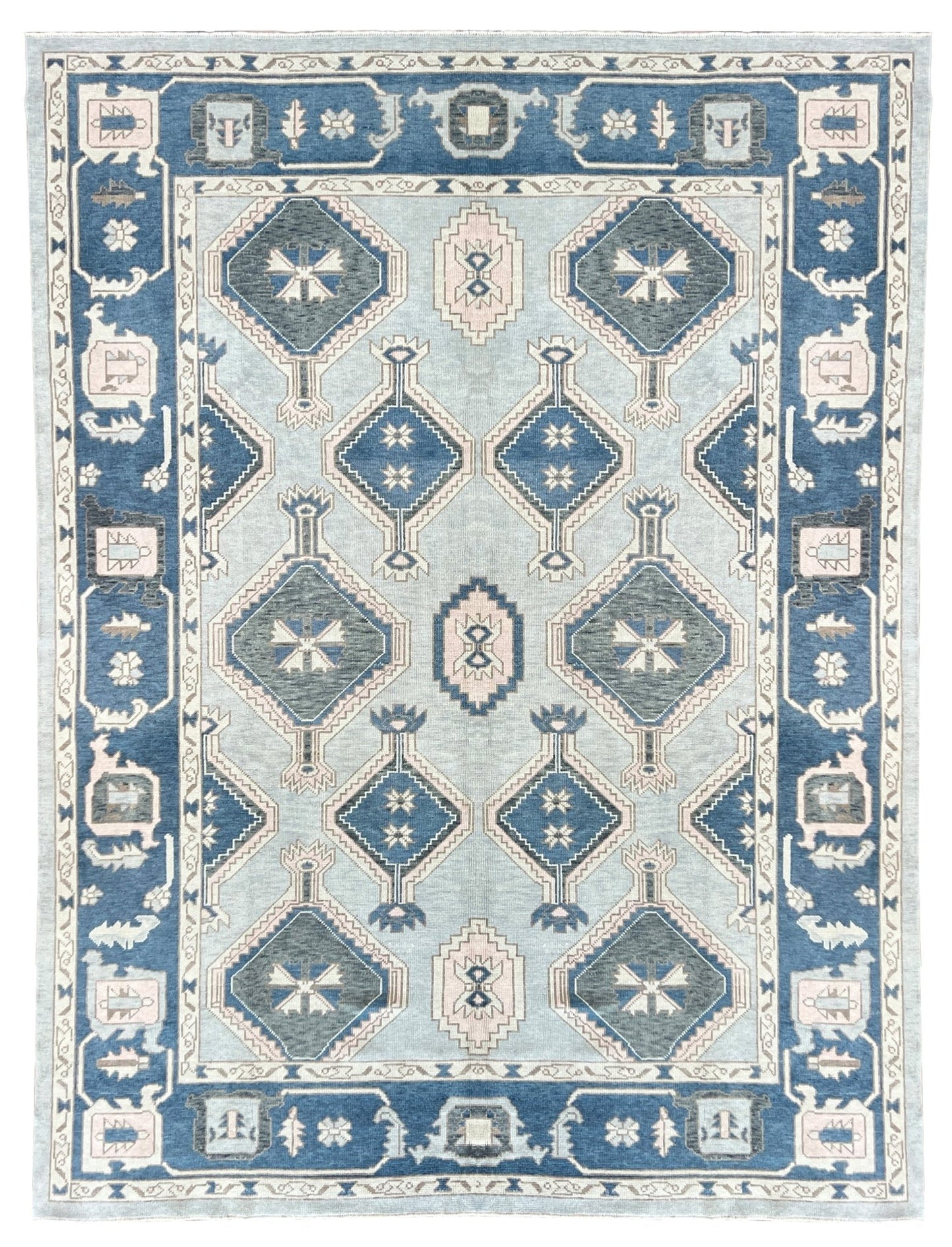 Turkish Oushak 9'3"x11'10" - Wooden Looms Rug Gallery