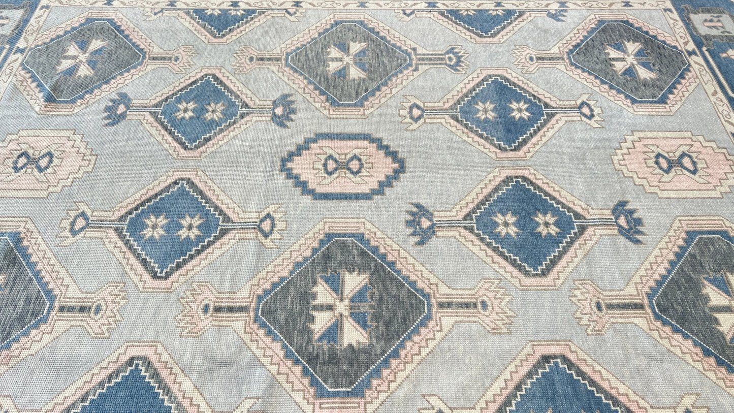 Turkish Oushak 9'3"x11'10" - Wooden Looms Rug Gallery