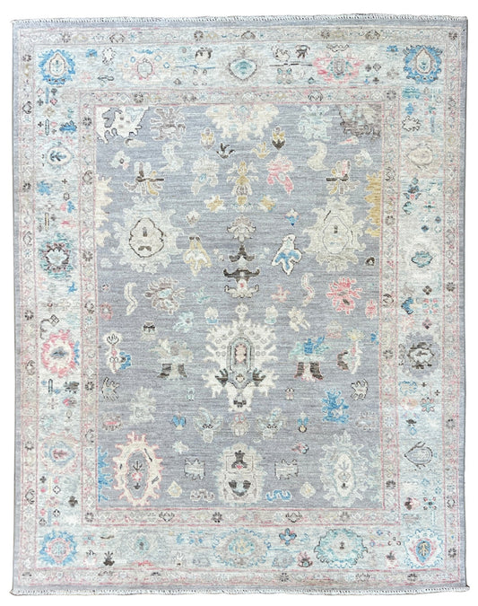Floral Oushak 7'11"x9'11" Area Rug