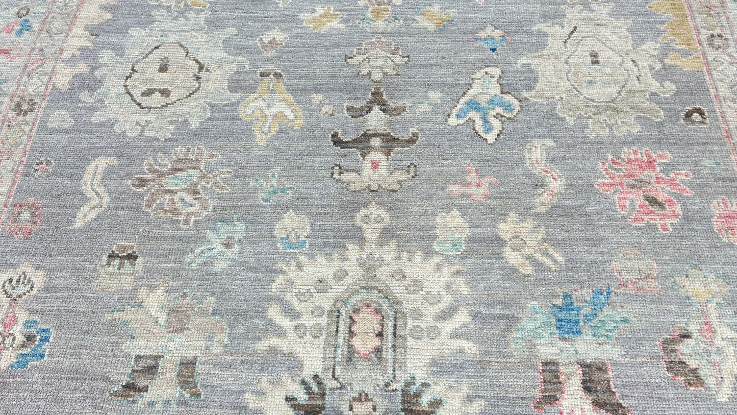 Floral Oushak 7'11"x9'11" Area Rug