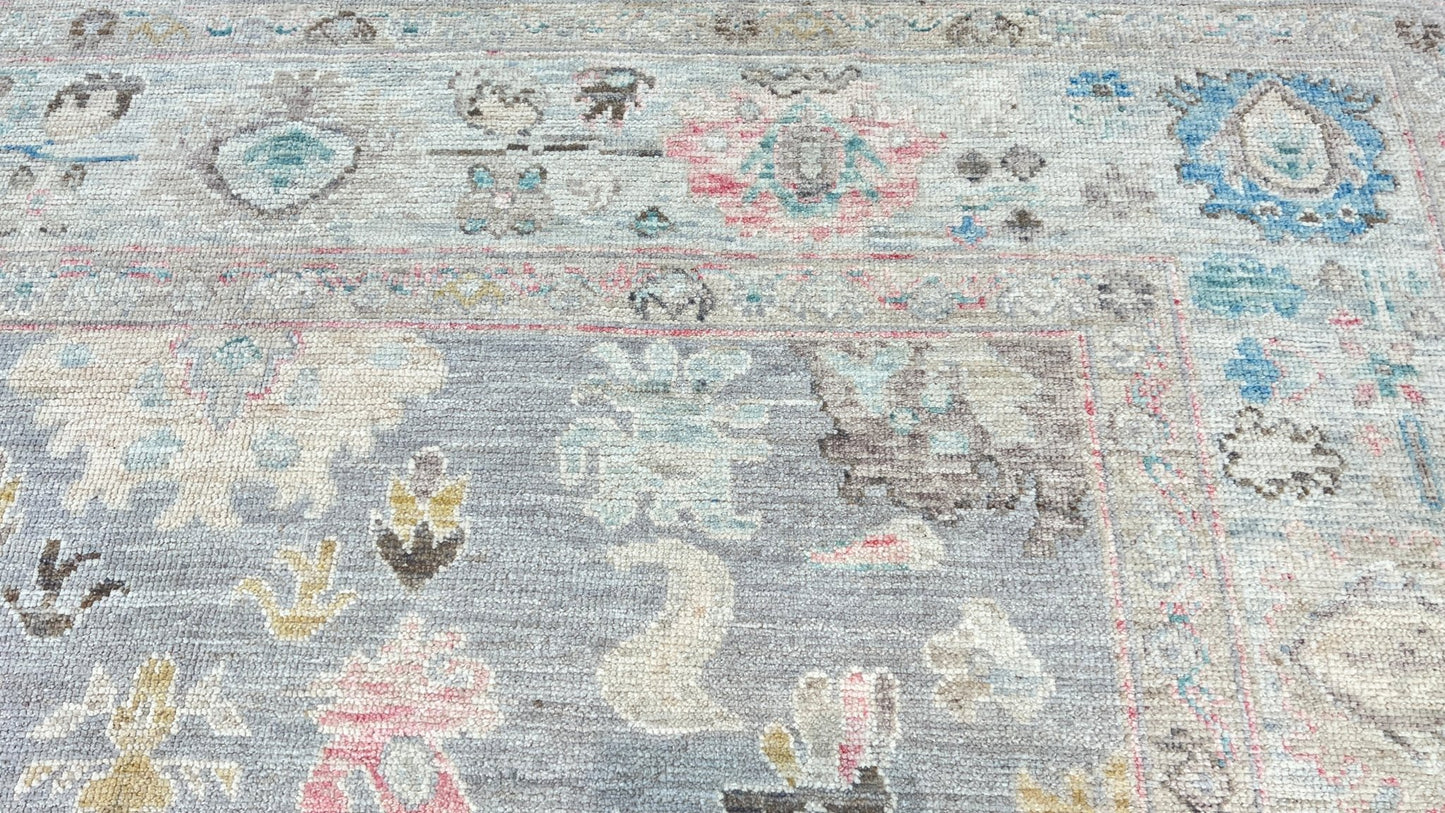Floral Oushak 7'11"x9'11" Area Rug