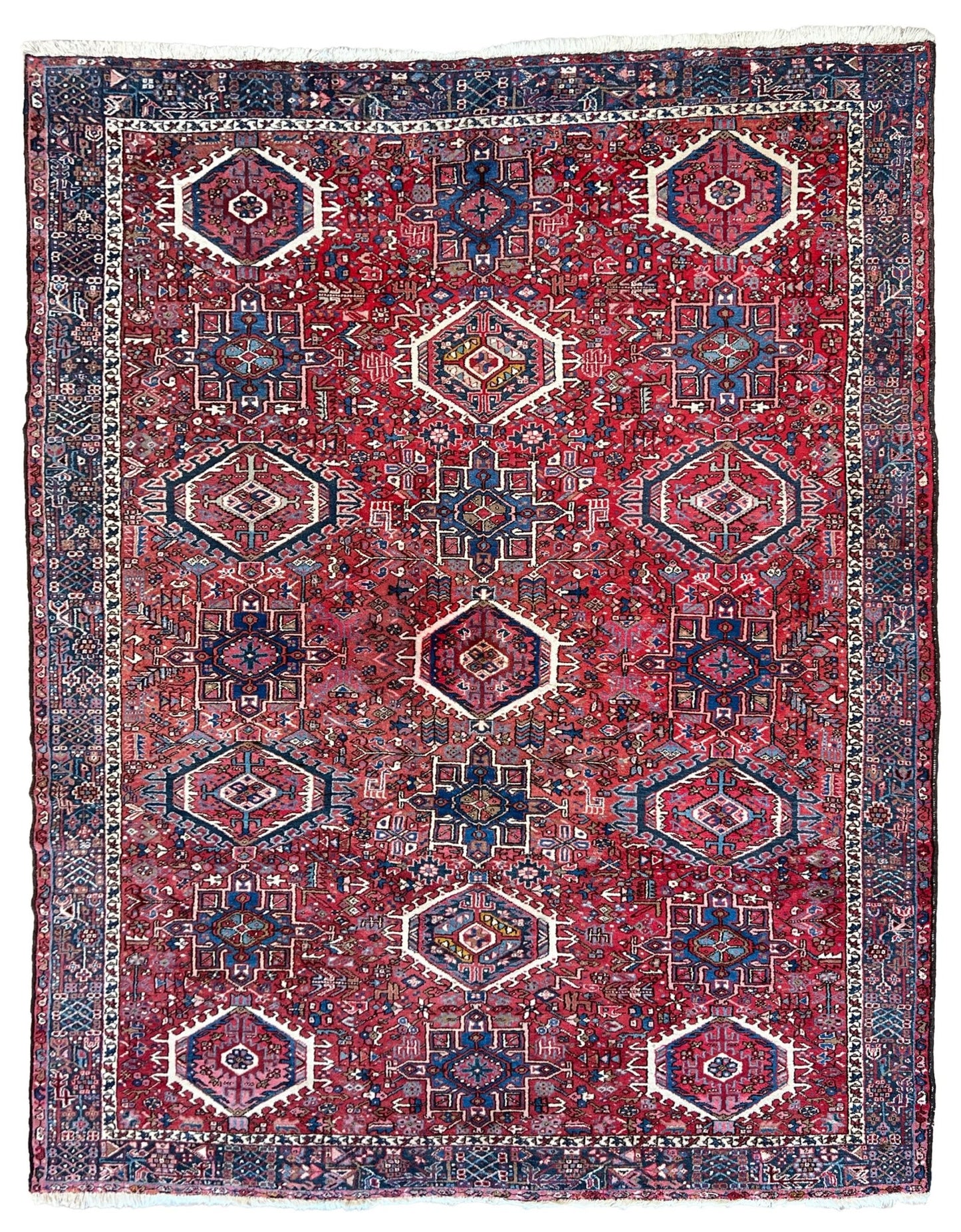 Antique Karajeh 9'x12'5" Area Rug