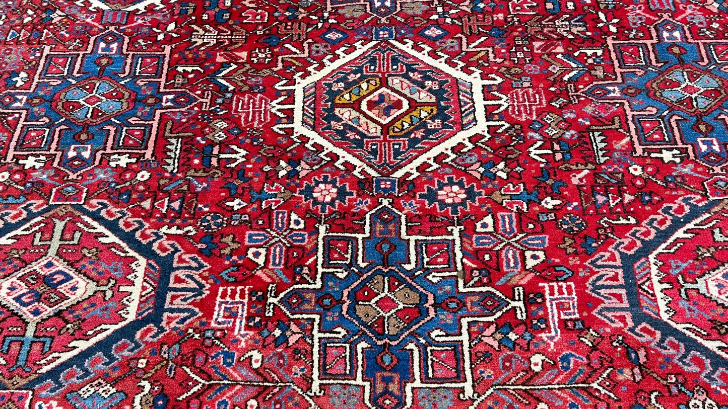 Antique Karajeh 9'x12'5" Area Rug
