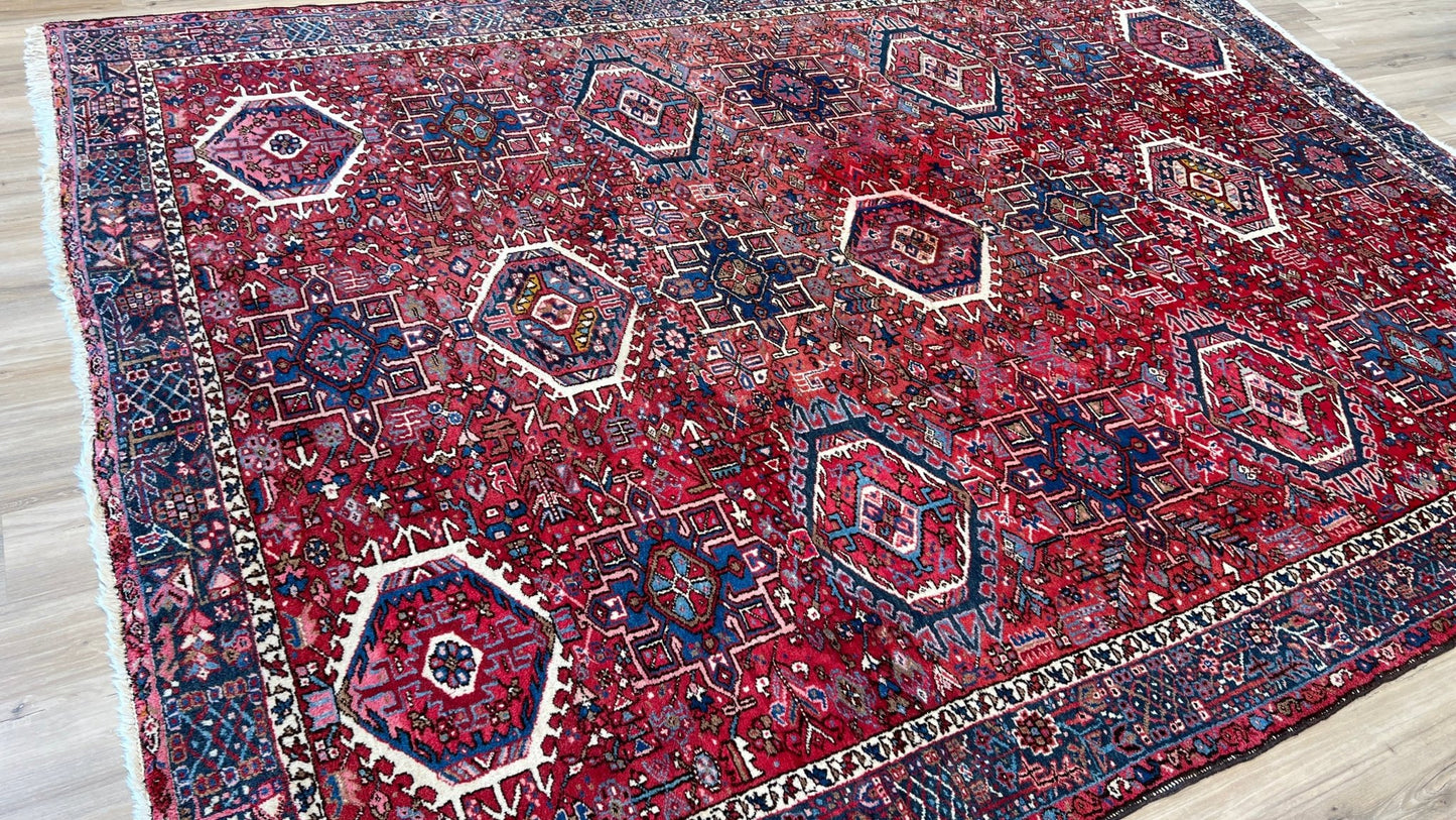 Antique Karajeh 9'x12'5" Area Rug
