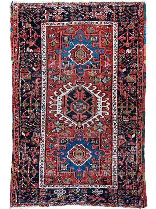 Persian Karajeh 3'x4'6" Area Rug