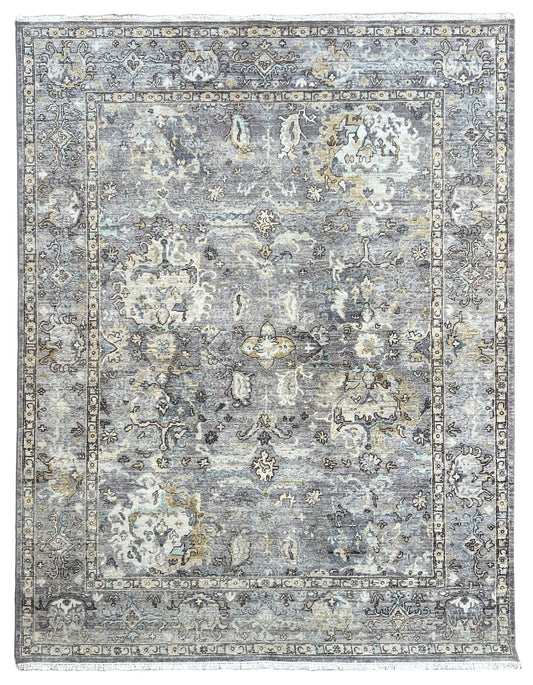 Vintage Look Oushak 8'2"x10'2" Area Rug