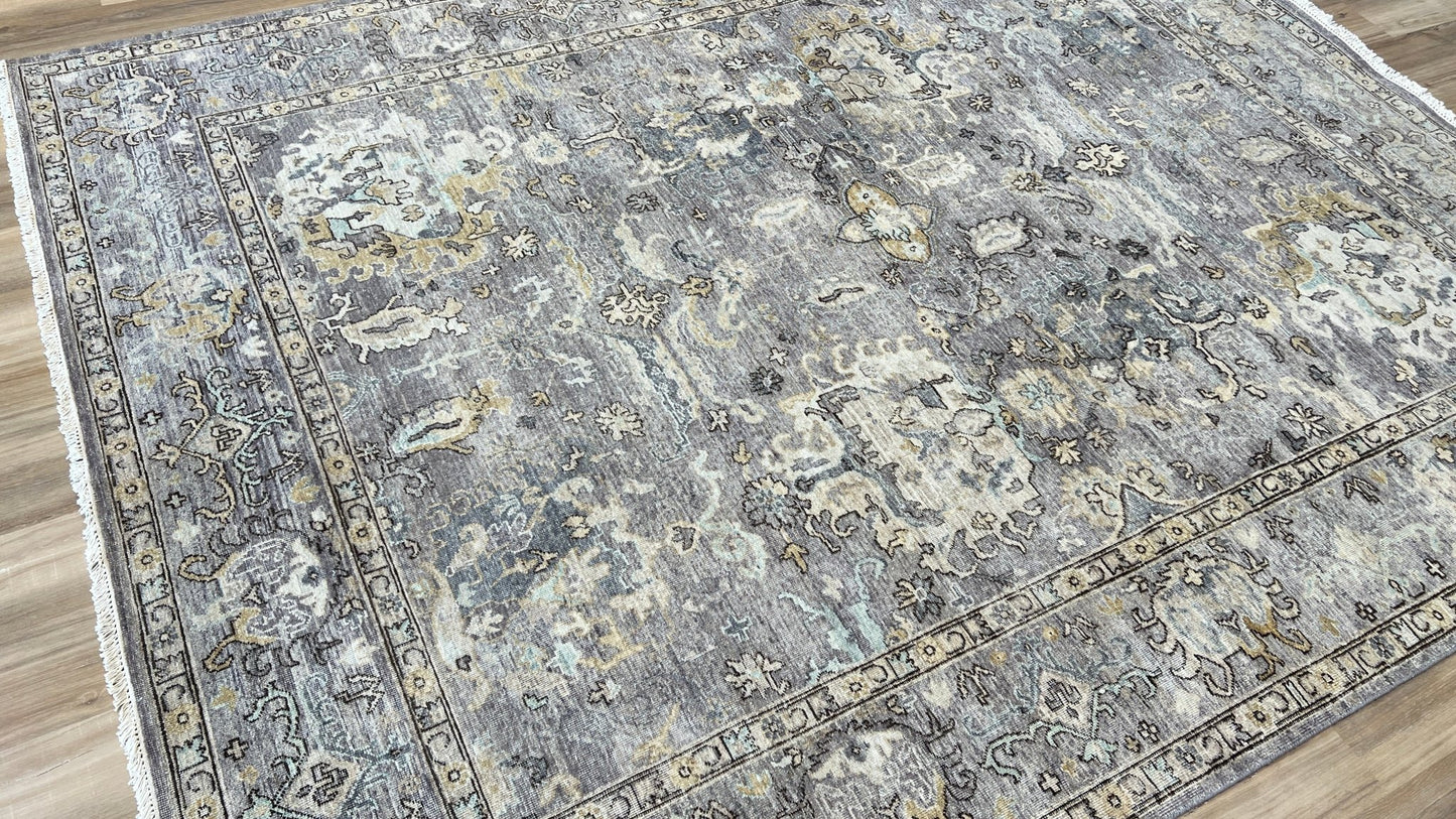 Vintage Look Oushak 8'2"x10'2" Area Rug