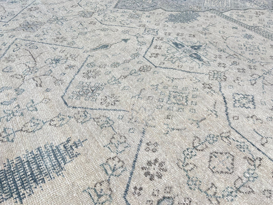 Vintage Look Tabriz 9'x12'2" Area Rug