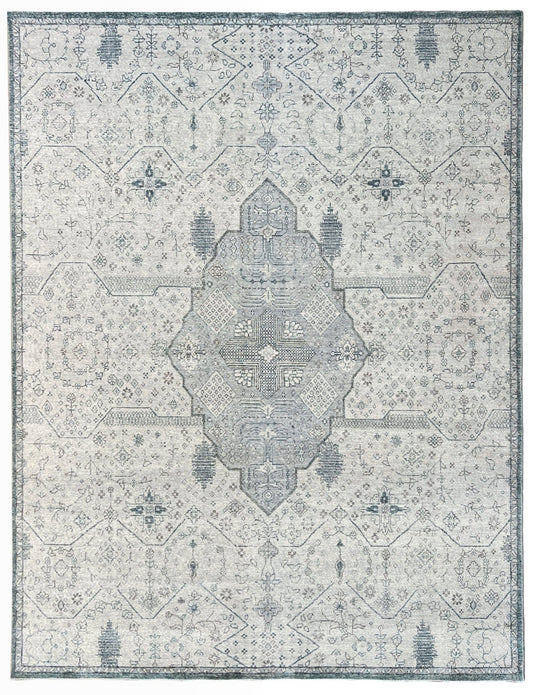 Vintage Look Tabriz 9'x12'2" Area Rug