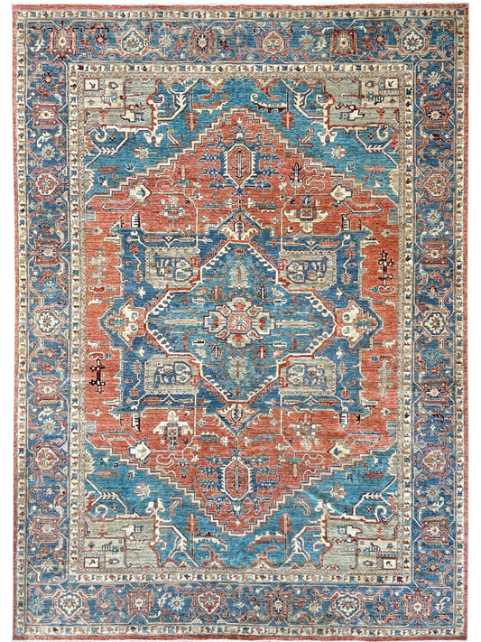 Transitional Heriz 10'2"x13'9" Area Rug