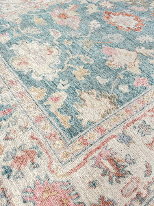 Floral Oushak 5'11"x8'10" Area Rug