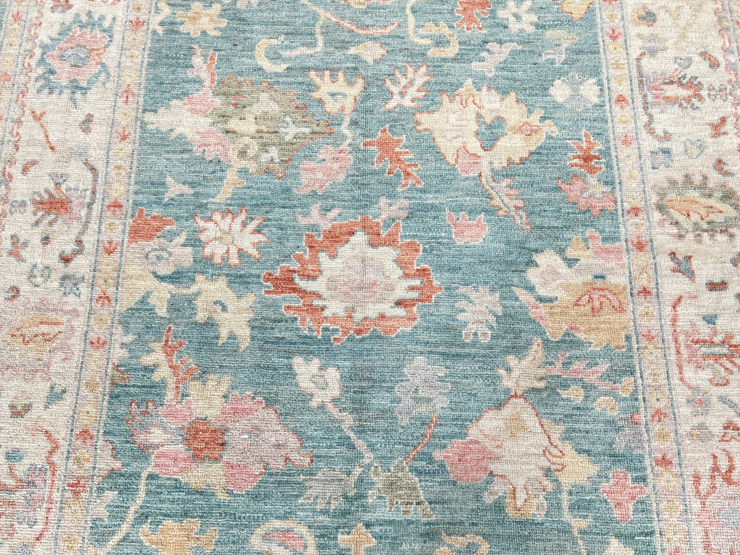 Floral Oushak 5'11"x8'10" Area Rug