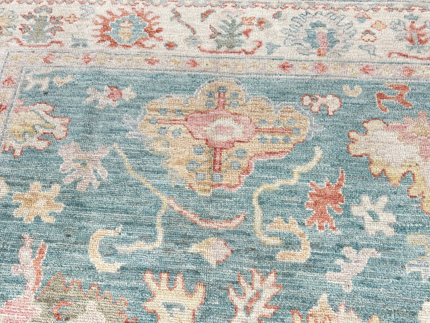 Floral Oushak 5'11"x8'10" Area Rug