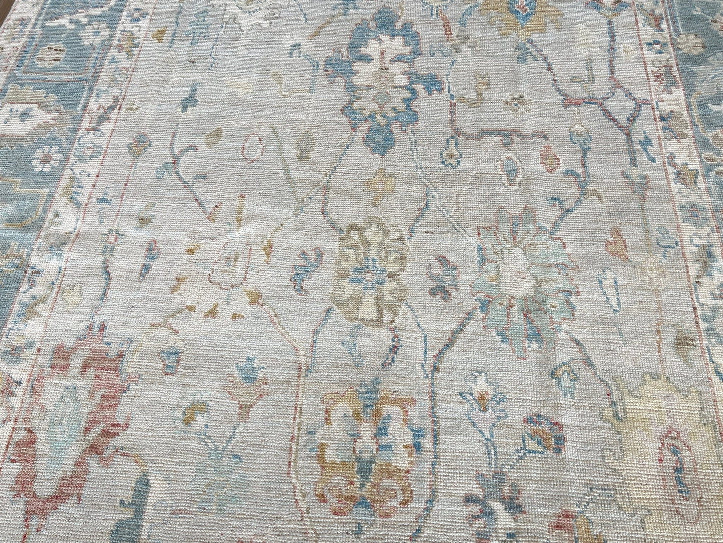 Floral Oushak 6'x8'9" Area Rug