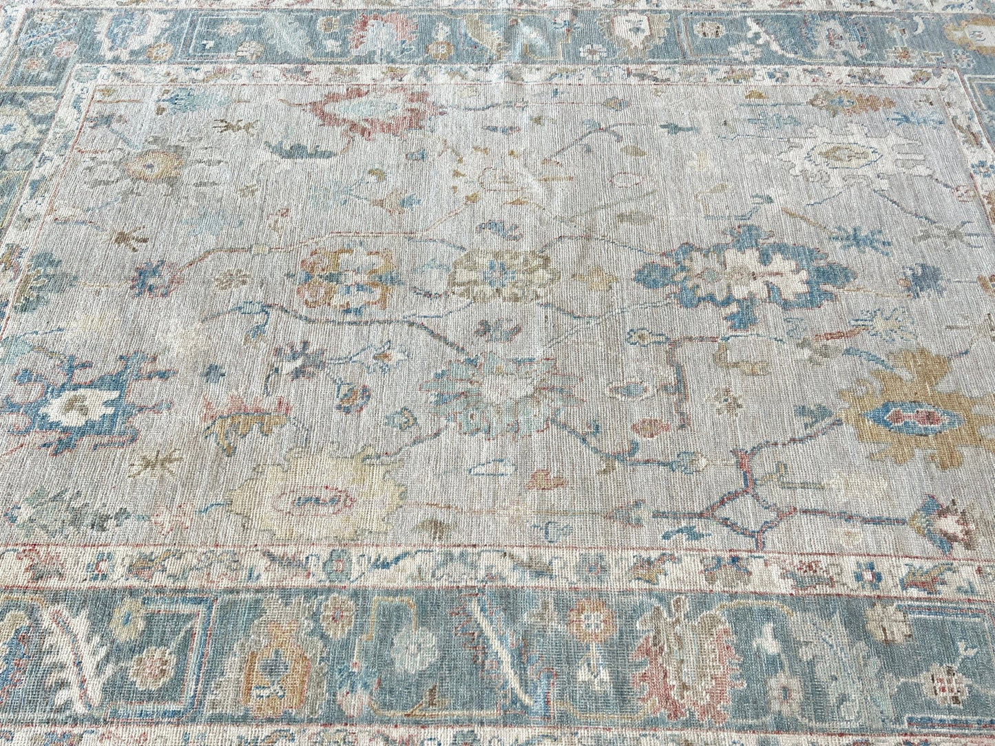 Floral Oushak 6'x8'9" Area Rug
