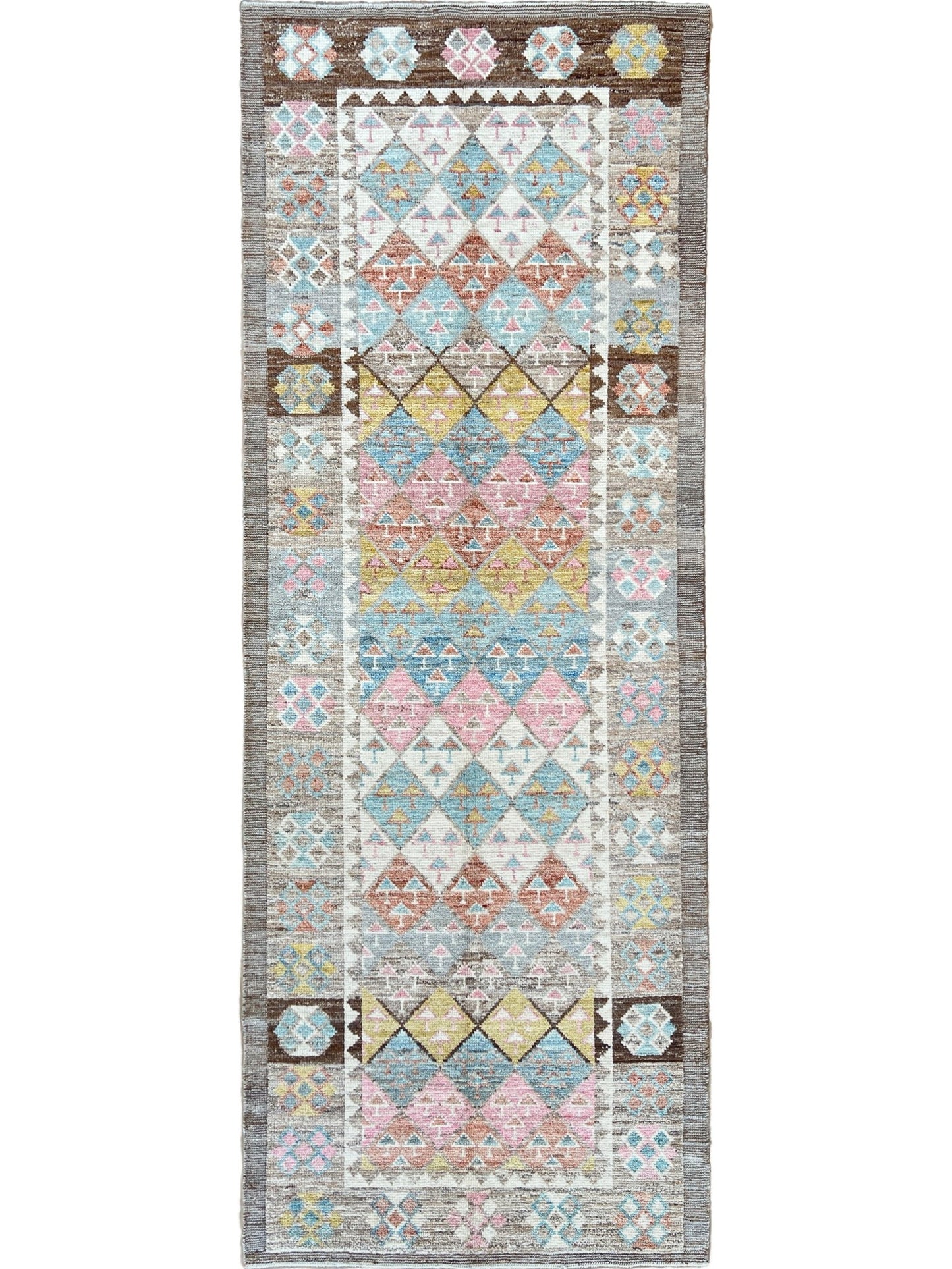 Moroccan Style Runner 4'6"x12' Area Rug