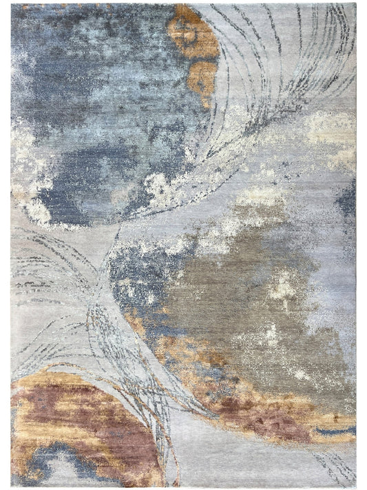 Abstract Modern 10'x14'2" Area Rug