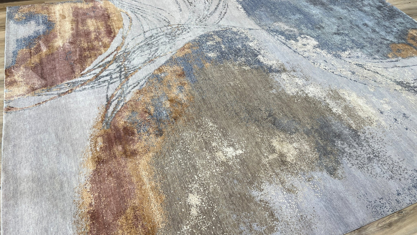 Abstract Modern 10'x14'2" Area Rug