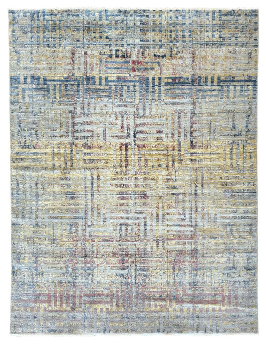 Abstract Modern 8'x10' Area Rug