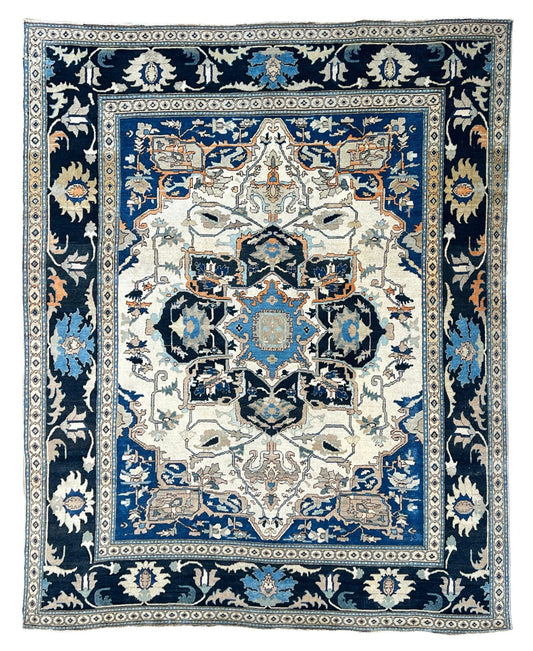 Vintage Heriz 9'6"x11'2" Area Rug