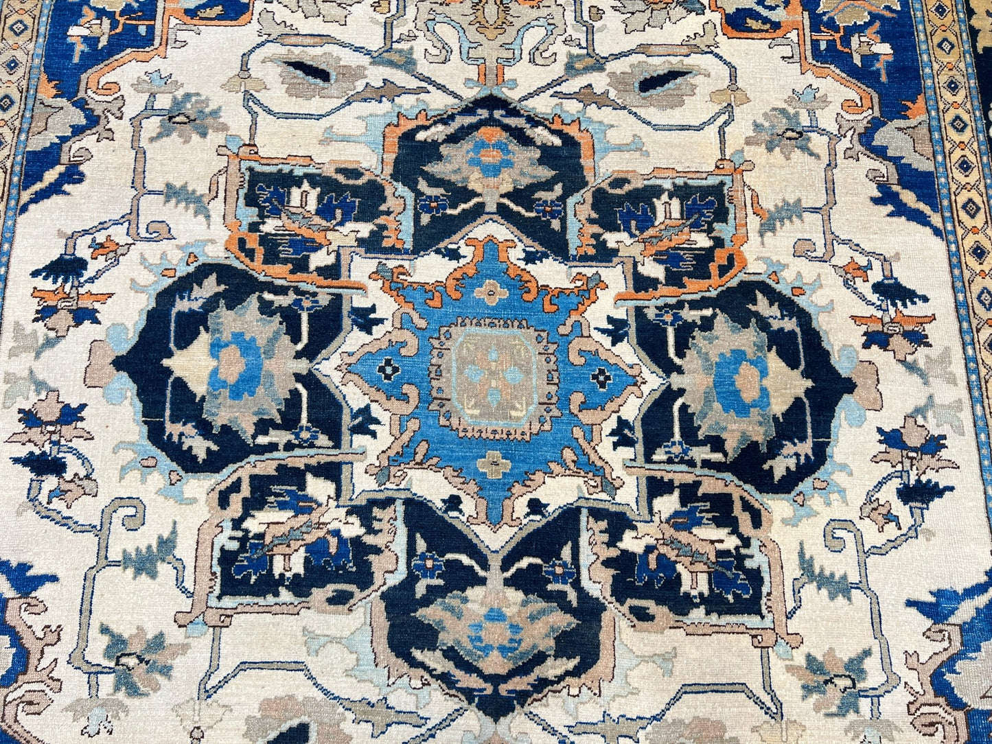 Vintage Heriz 9'6"x11'2" Area Rug