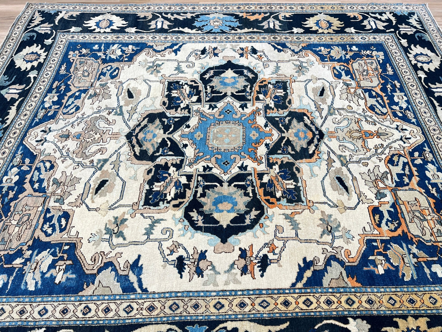 Vintage Heriz 9'6"x11'2" Area Rug