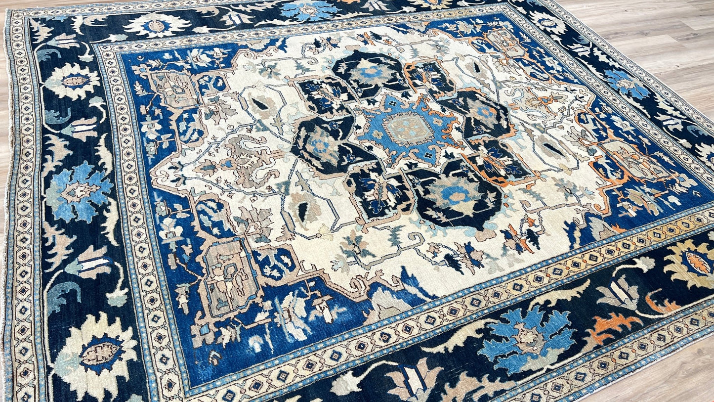 Vintage Heriz 9'6"x11'2" Area Rug