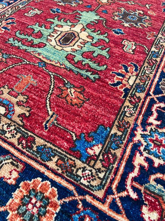 Transitional Heriz Runner 2'11"x8' Area Rug