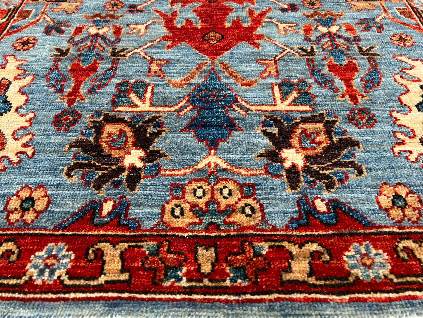 Transitional Heriz Runner 2'7"x9'10" Area Rug