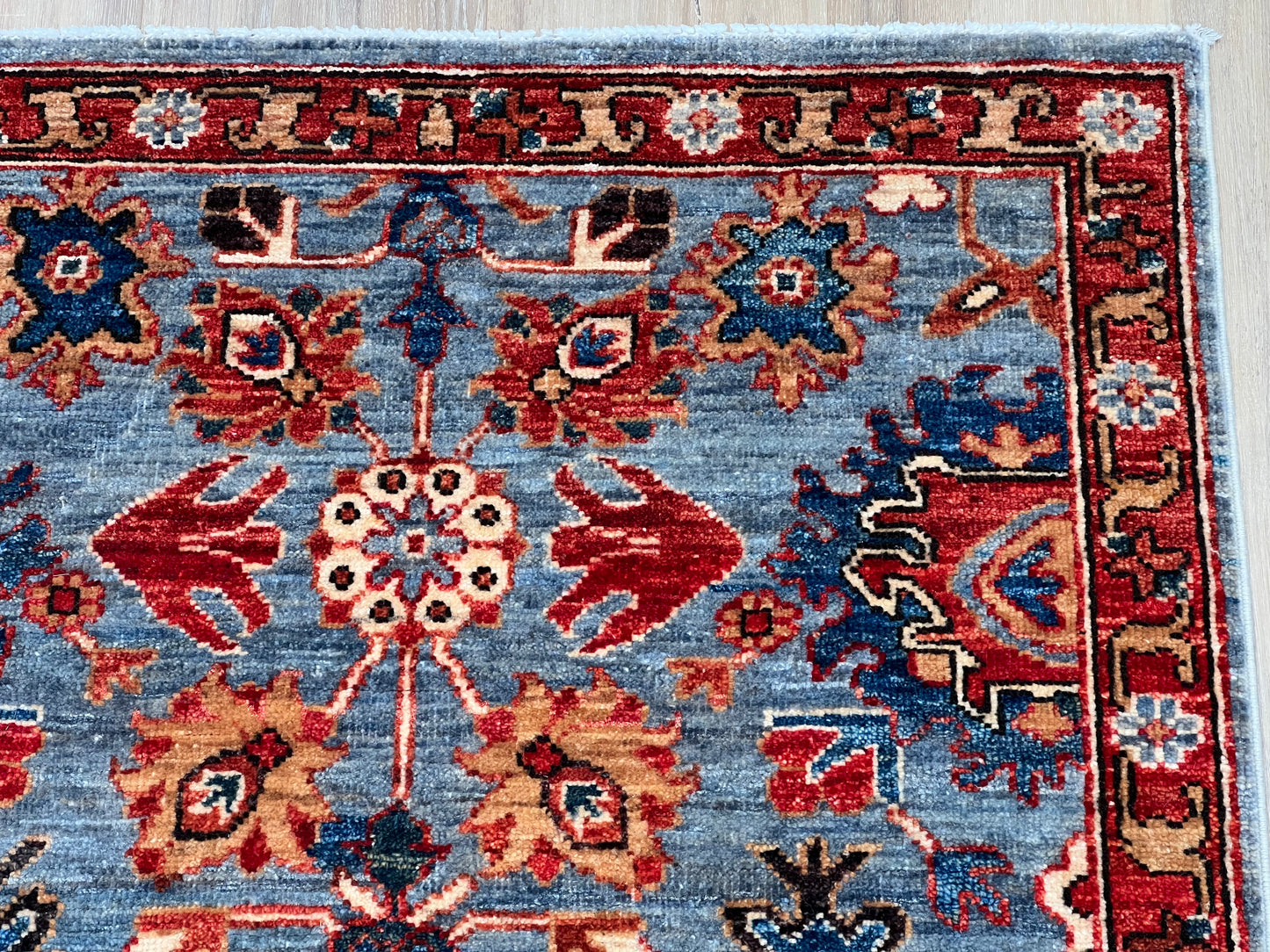 Transitional Heriz Runner 2'7"x9'10" Area Rug