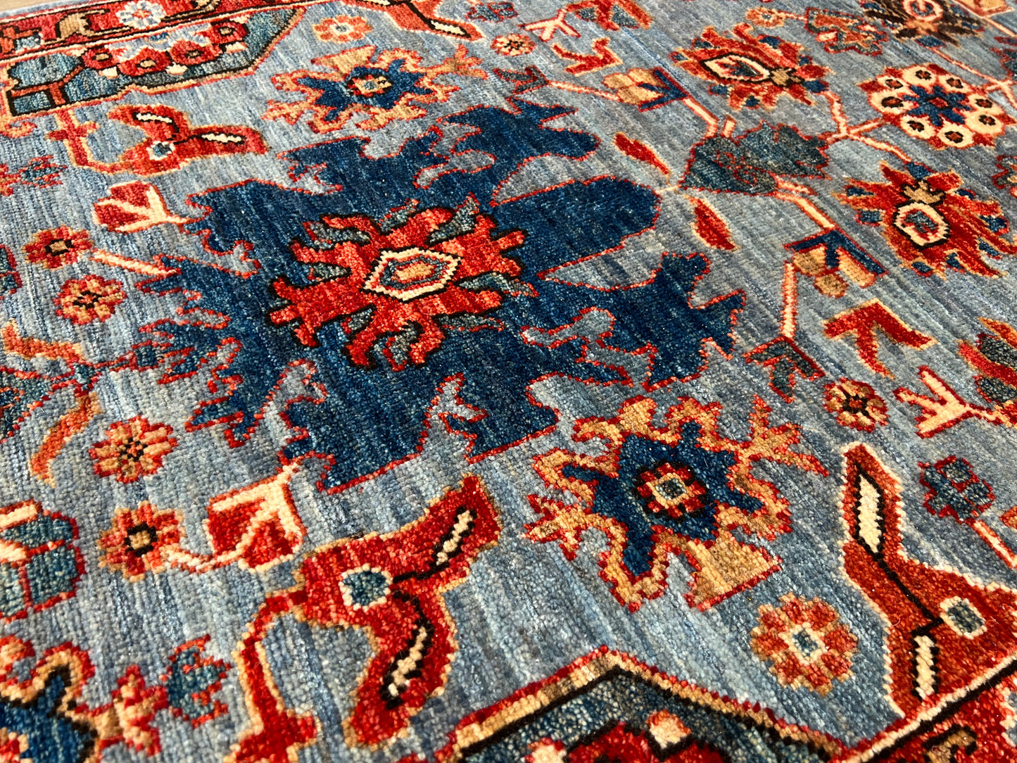 Transitional Heriz Runner 2'7"x9'10" Area Rug