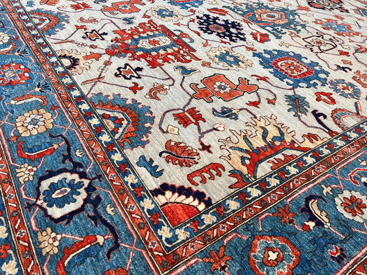 Transitional Heriz 10'2"x14'1" Area Rug