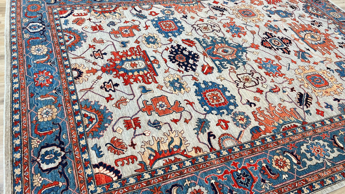 Transitional Heriz 10'2"x14'1" Area Rug