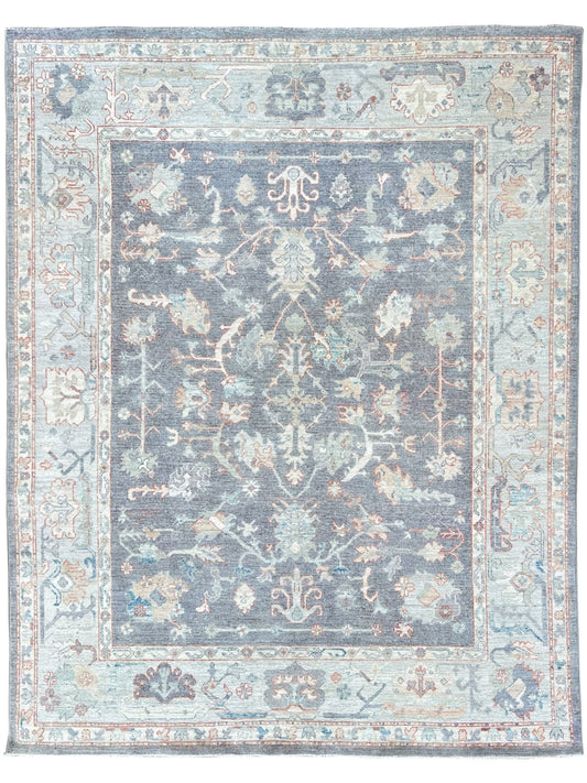 Floral Oushak 8'1"x9'11" Area Rug