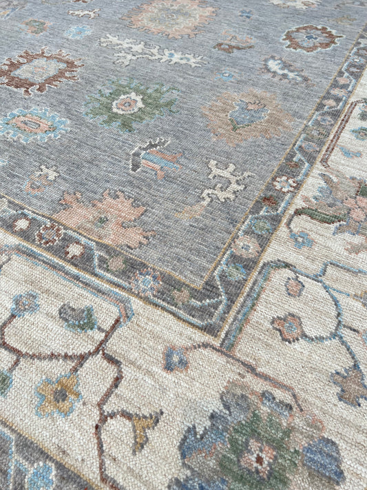 Floral Oushak 6'x9'1" Area Rug