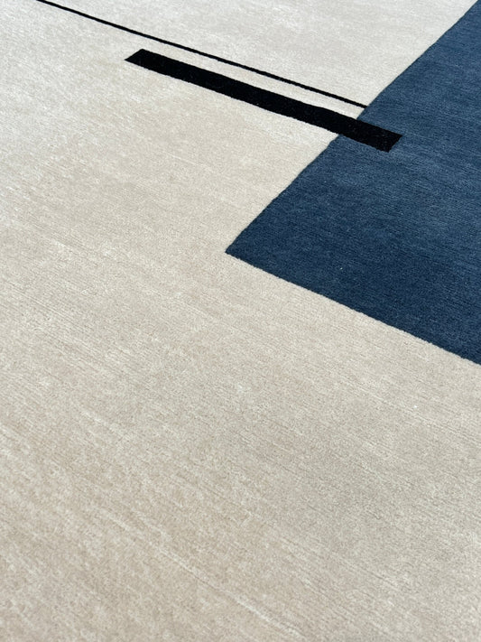 Geometric Modern 4'2" x 6' Area Rug