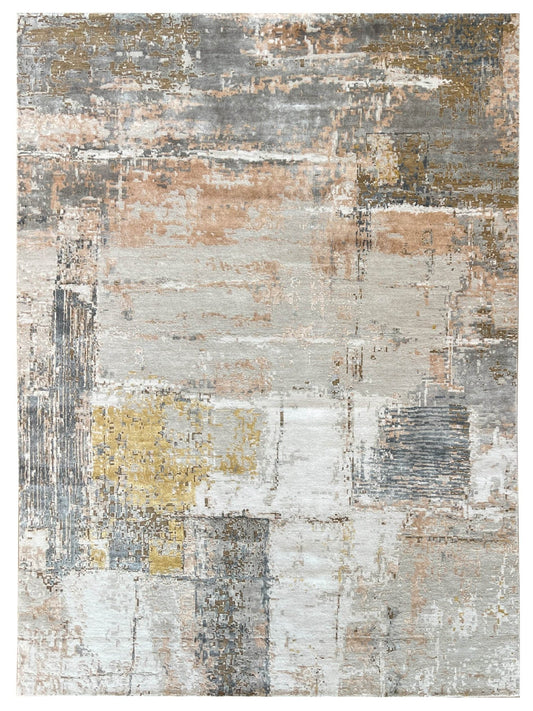 Abstract Modern 8'11"x12' Area Rug