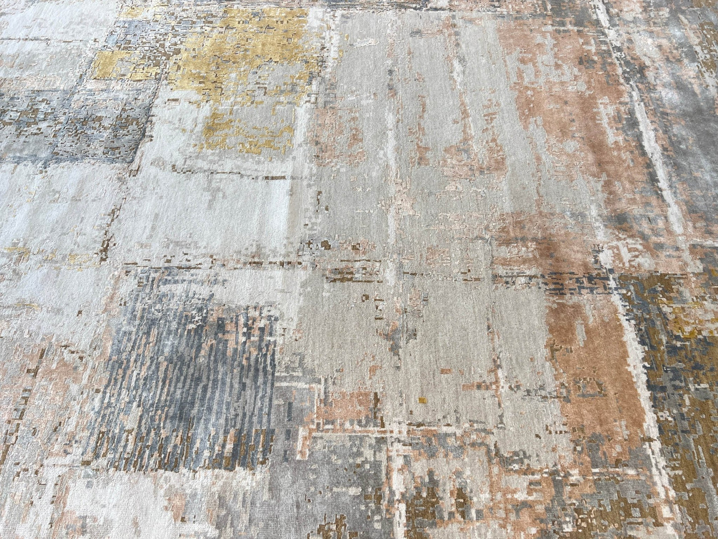 Abstract Modern 8'11"x12' Area Rug